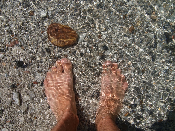 Feet in the Water